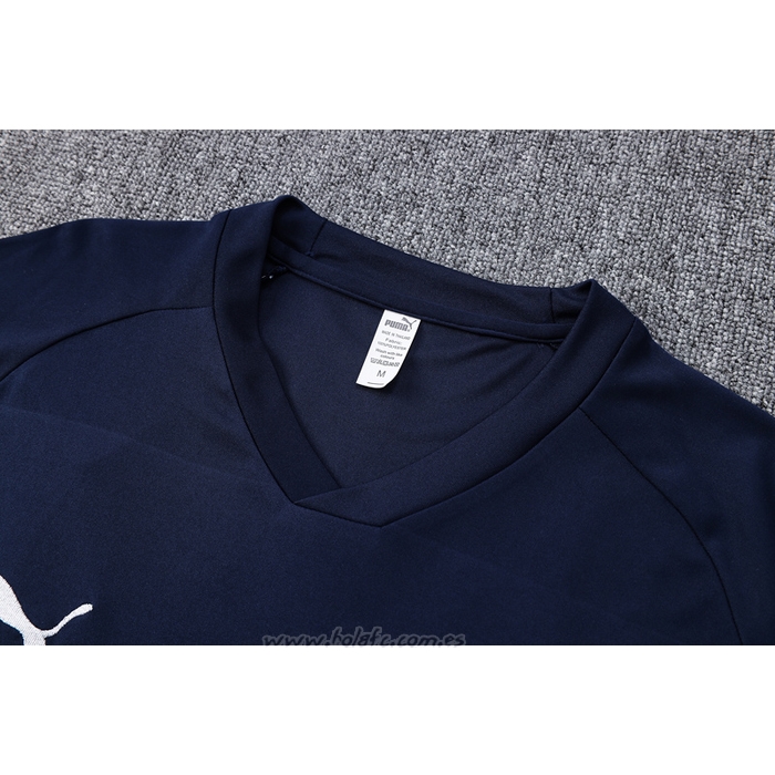 Chandal del Olympique Marsella Manga Corta 2022-2023 Azul
